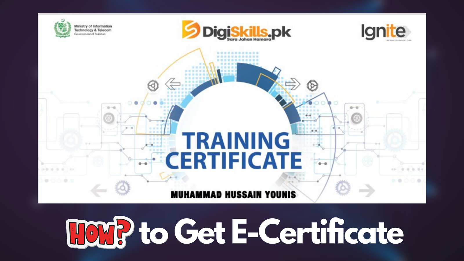 how to download e certificate from digiskills