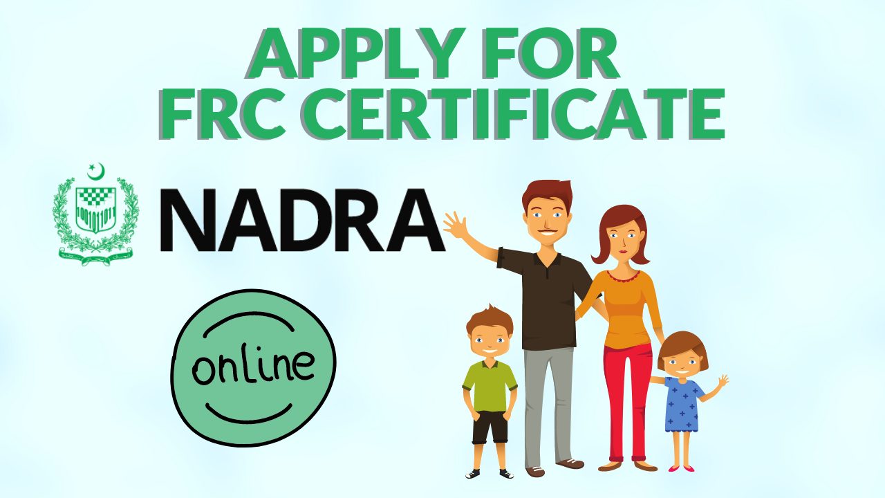 Apply for FRC Certificate