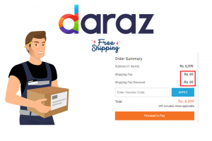 free delivery on daraz
