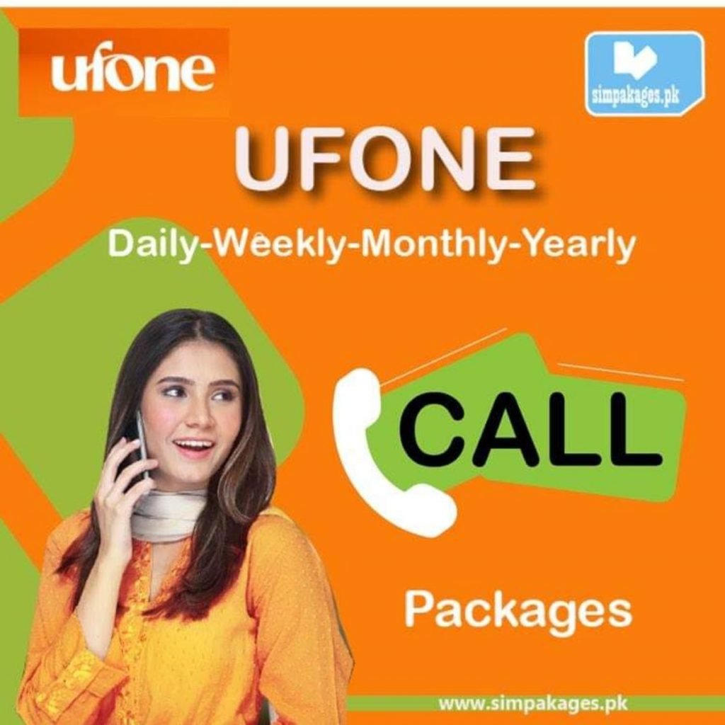 Ufone Call Packages Daily Weekly Monthly