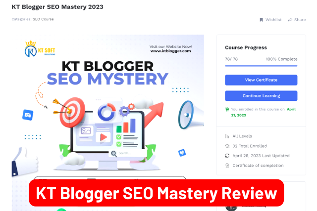 KT Blogger SEO Mastery