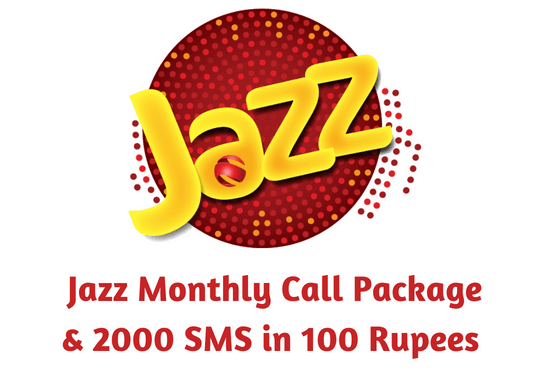 Jazz Monthly Call Package In 100 Rupees